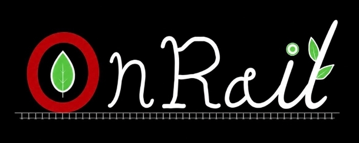 OnRail logo drawn by Synne, age 11